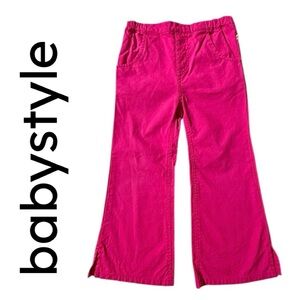 Boutique BABYSTYLE Hot Pink Cotton Pull-on Pants Pockets Vintage Kid Girl 5T